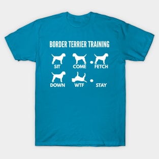 Border Terrier Training Border Terrier Dog Tricks T-Shirt